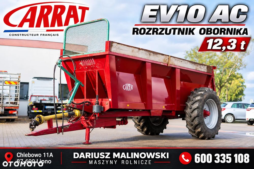 Inny ROZRZUTNIK OBORNIKA CARRAT EV10 AC Posiadam wiele maszyn Prasa Ciągnik Kosiarka - 2