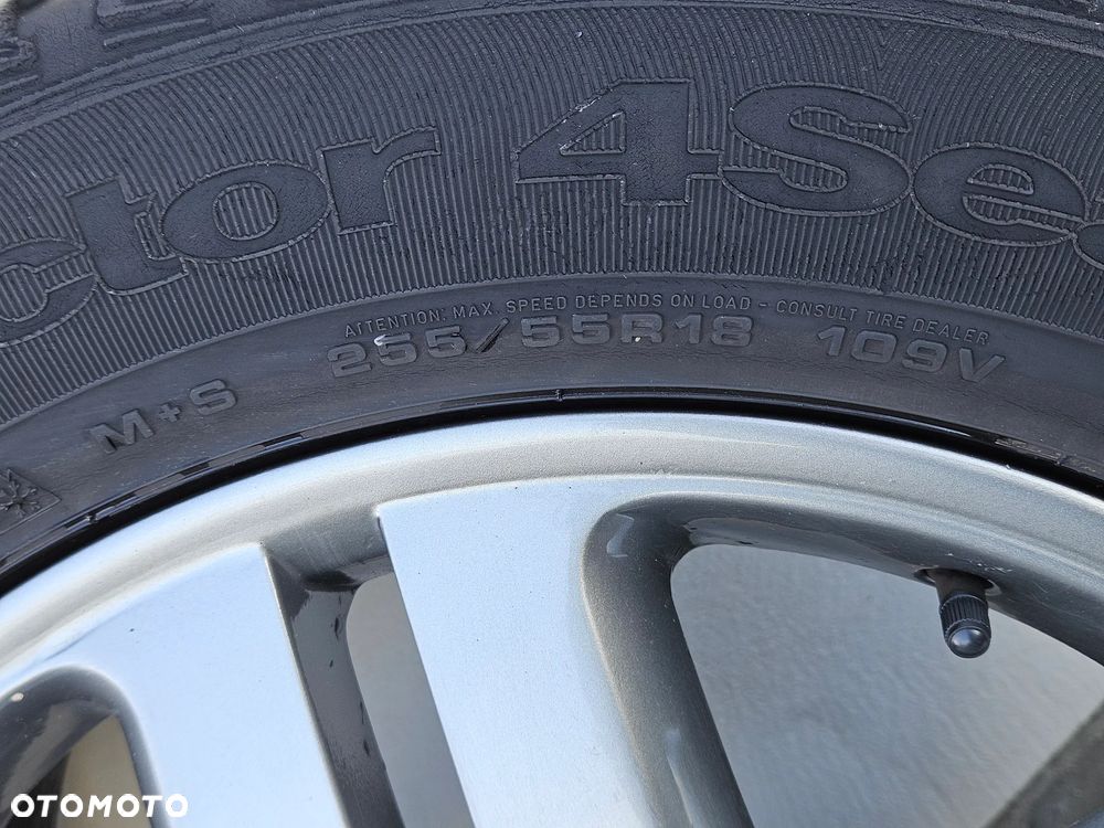 VW TOUAREG 7L AUDI Q7 03-09R FELGI KOLA 5X130 DOTJA3R ET57 255/55 R18 8Jx18H2 CALY KOMPLET Z OPONAMI FELGA 7L6601025 T - 10