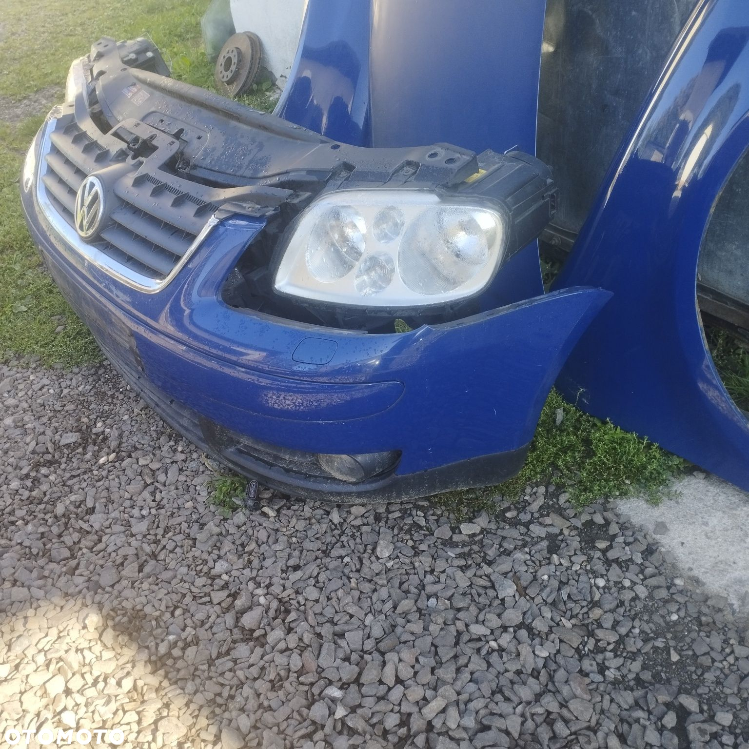 Volkswagen Touran 1t przód maska zderzak pas przedni błotniki lampy - 2
