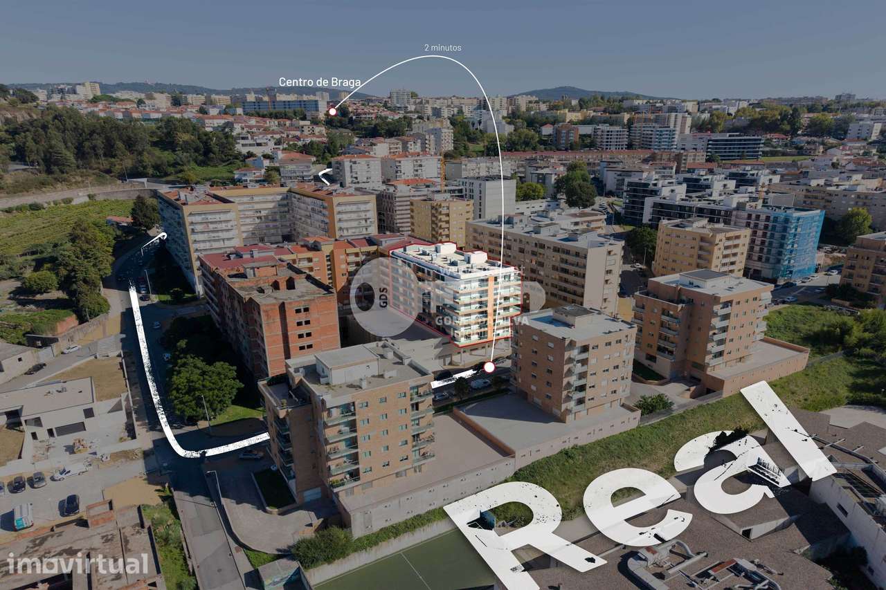 Apartamento T2 novo em Real c/ garagem para 3 carros | Braga - Grande imagem: 5/29