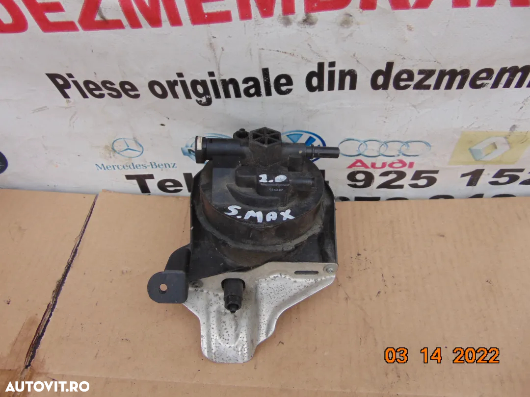Carcasa filtru motorina Ford S max Galaxy focus 2 peugeot 407 citroen kuga 508 volvo mondeo mk4 - 2