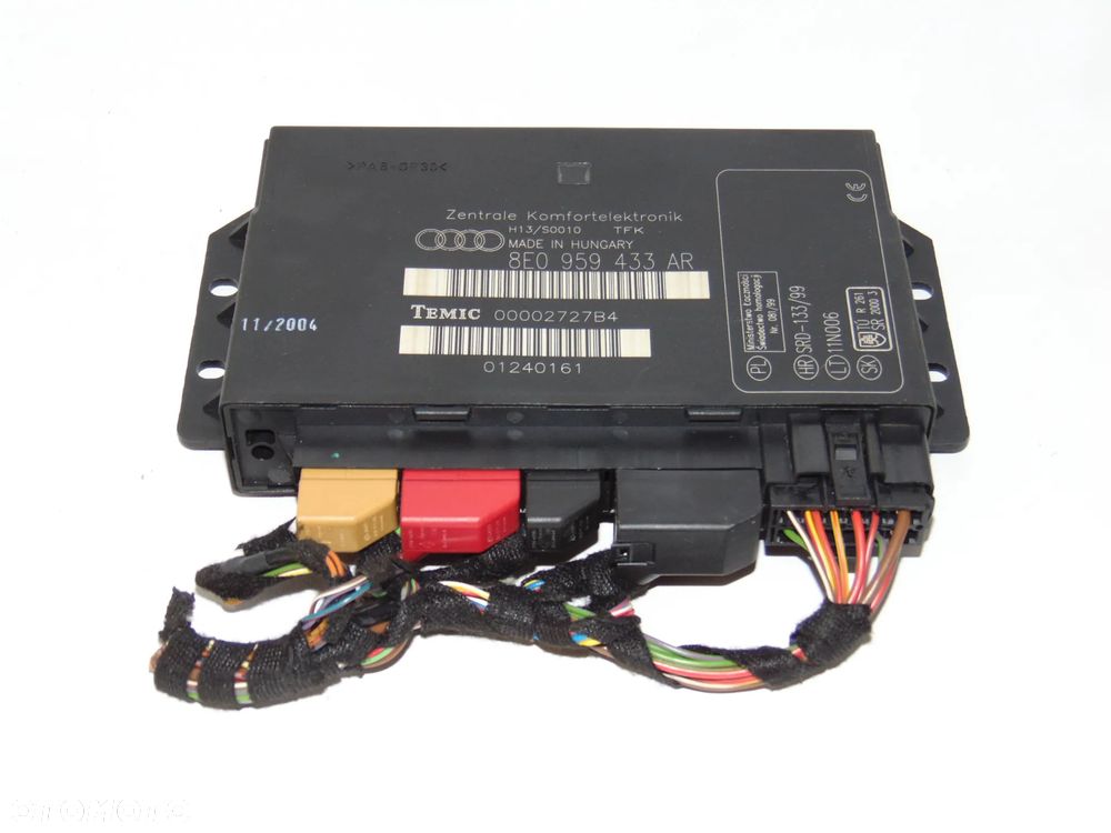Moduł sterownik komfortu 8E0959433AR Audi A4 B6 , 00-04r - 3