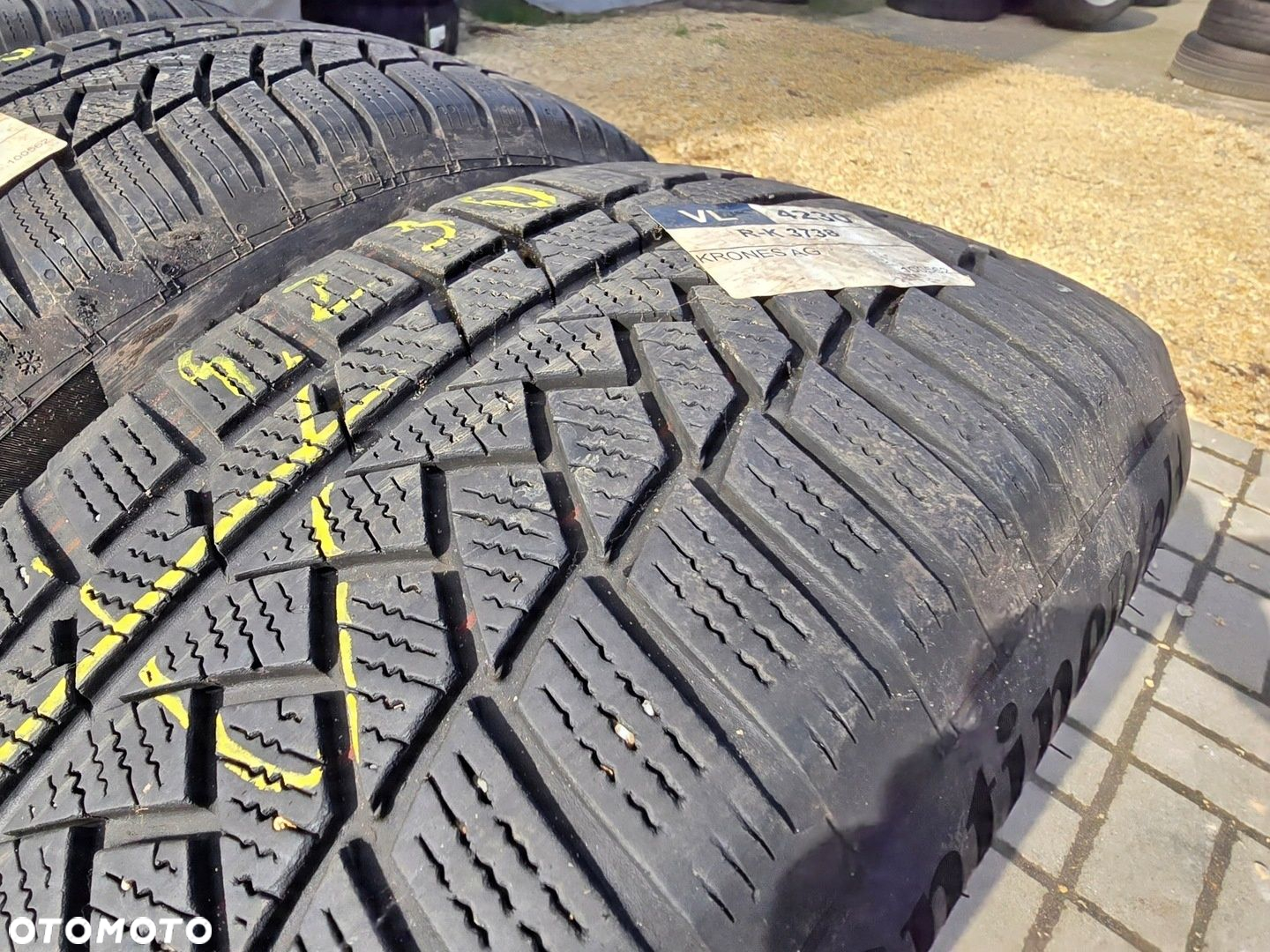 CONTINENTAL WINTERCONTACT TS850P 225/60R17 99H 6,5mm 4X 19R - 5