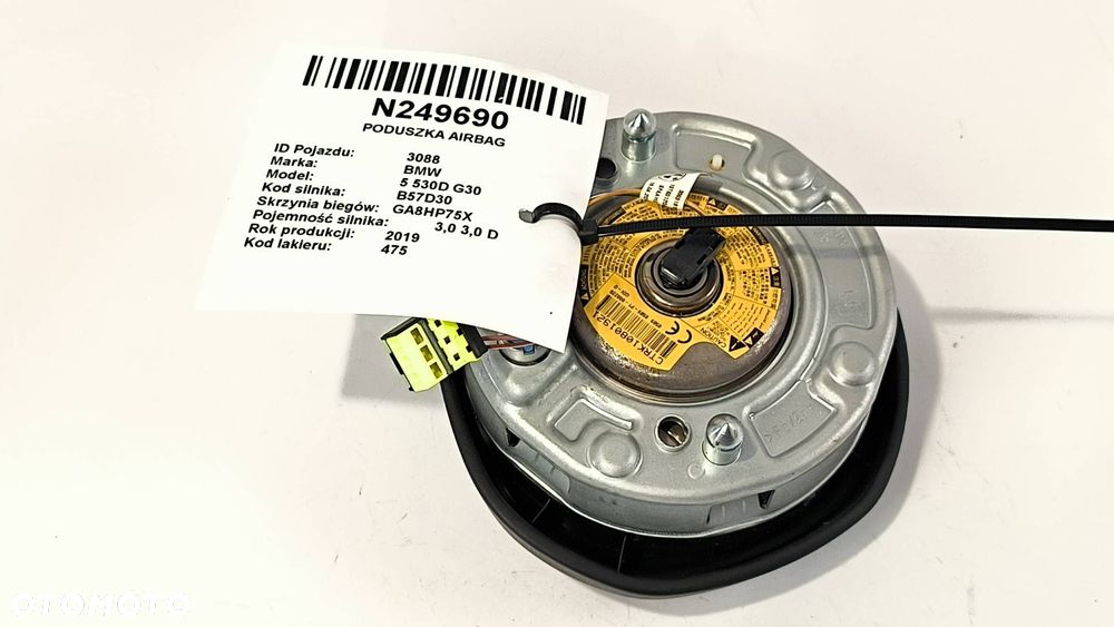 PODUSZKA AIRBAG BMW 5 530D G30 - 4