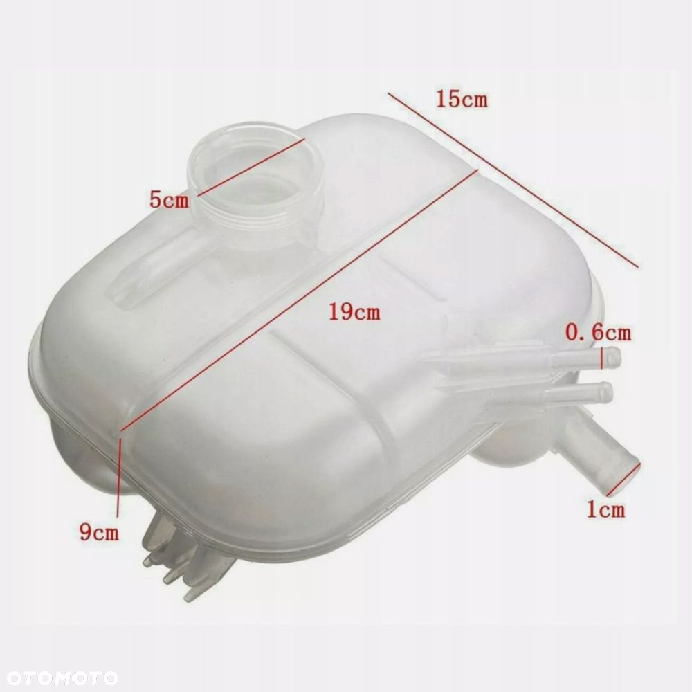 ZBIORNIK  CZUJNIK POZIOMU PŁYNU CHŁODNICZEGO  KOREK - OPEL ASTRA H - 5