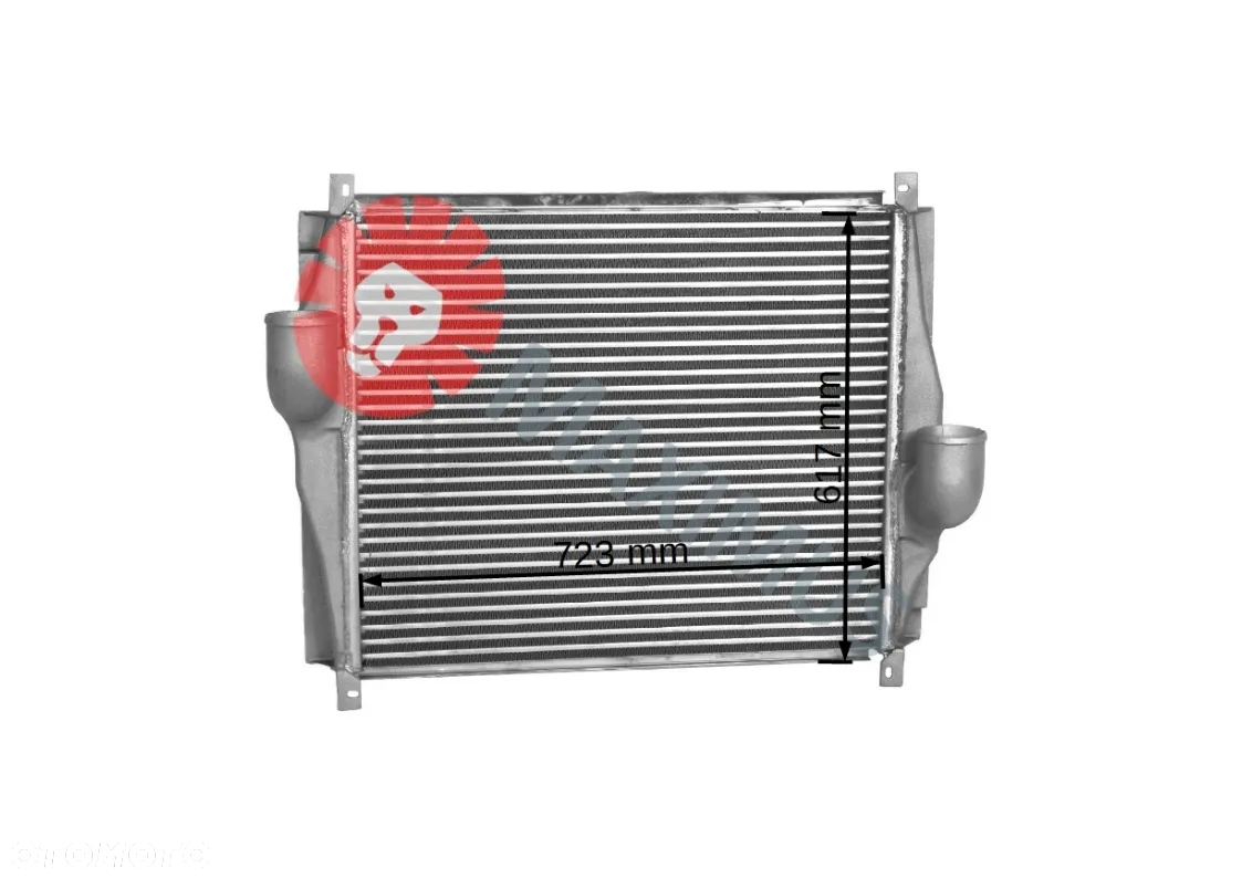 REGENEROWNA CHŁODNICA POWIETRZA INTERCOOLER MAN EL NL NG 81061300030 81061300089 81061300098 - 2