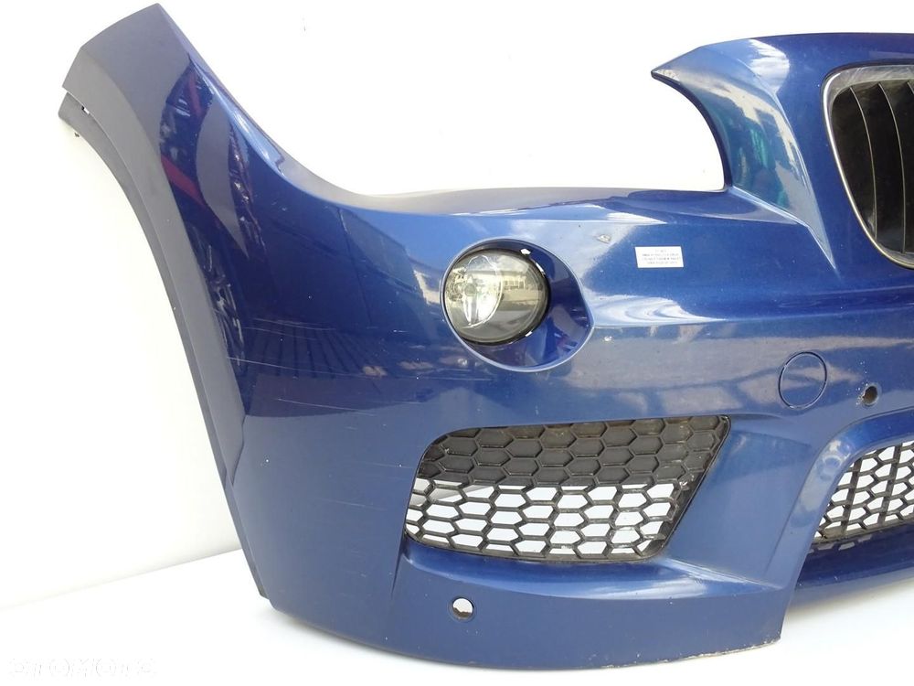 ZDERZAK PRZÓD ATRAPA 4x PDC LE MANS BLAU 381 BMW E84 X1 LCI LIFT M-PAKIET - 5