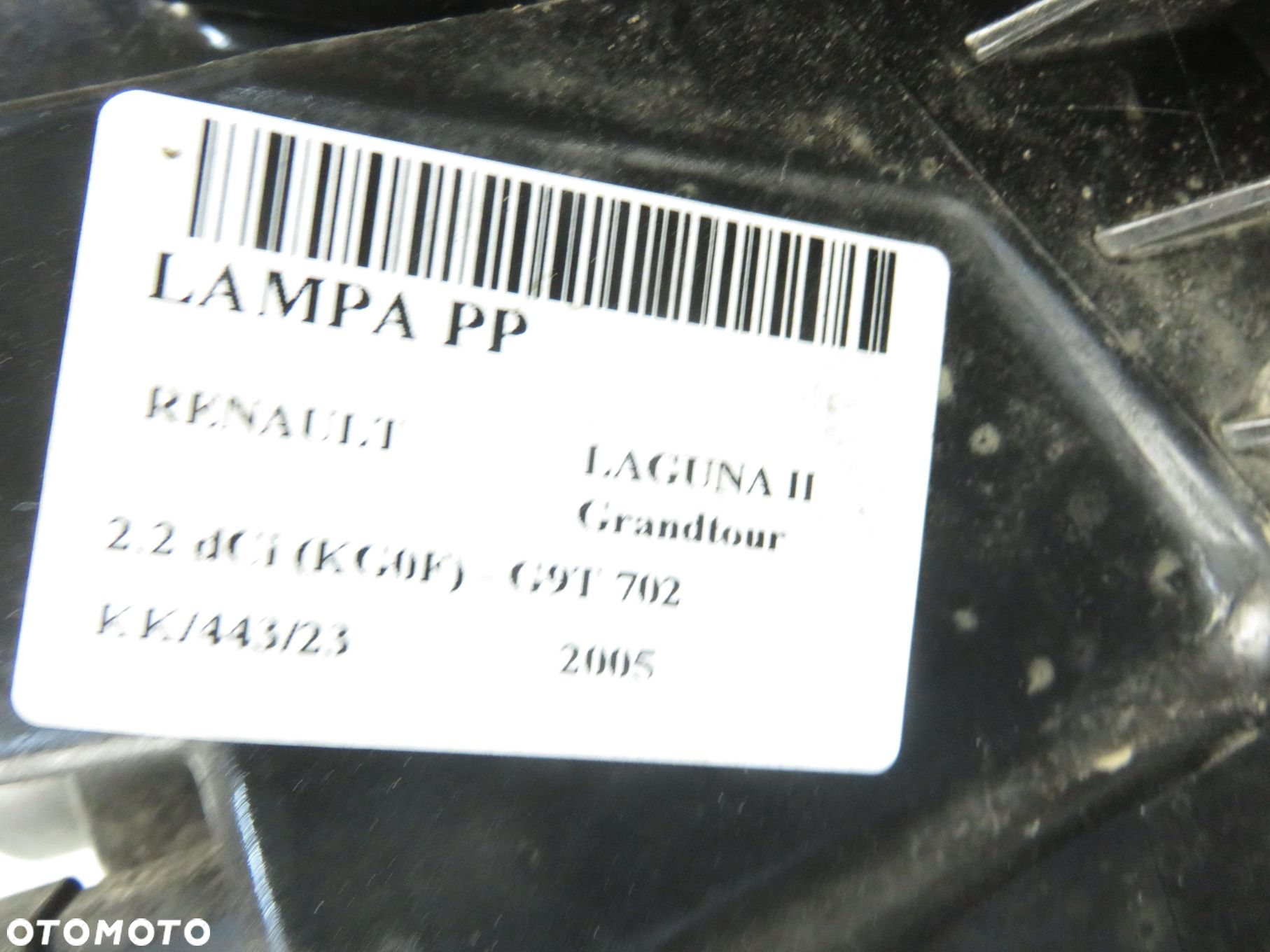LAMPA PRAWA PRZEDNIA LAGUNA II LIFT 8200481197 - 6