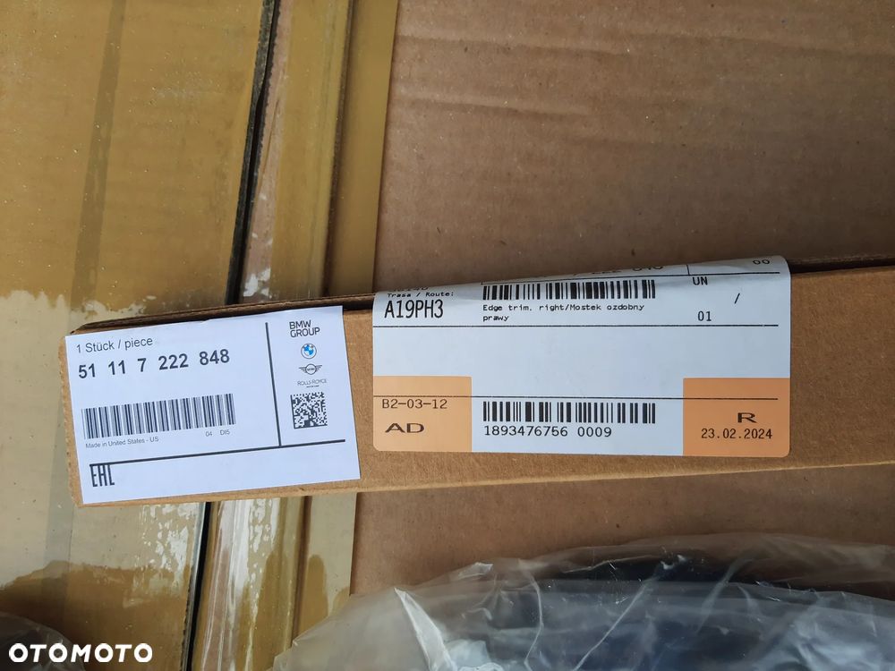 Części BMW X5 E70 LCI 2008-2013 nowe, nieużywane - 6