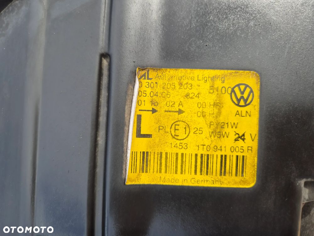 Volkswagen Touran I Caddy III 2003-10.Komplet lamp.Oryginały.Idealne. - 8
