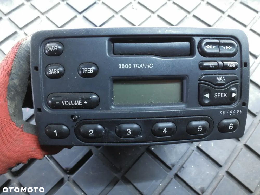 Radio fabryczne Ford Traffic 3000 kaseta + KOD - 1