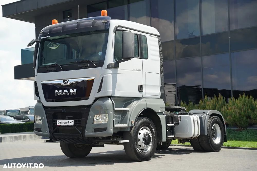 MAN TGX 18.500 / 4x4 / HIDRAULICĂ / HIDROPILARE / CABINĂ JOSĂ / EURO 6 / - 6
