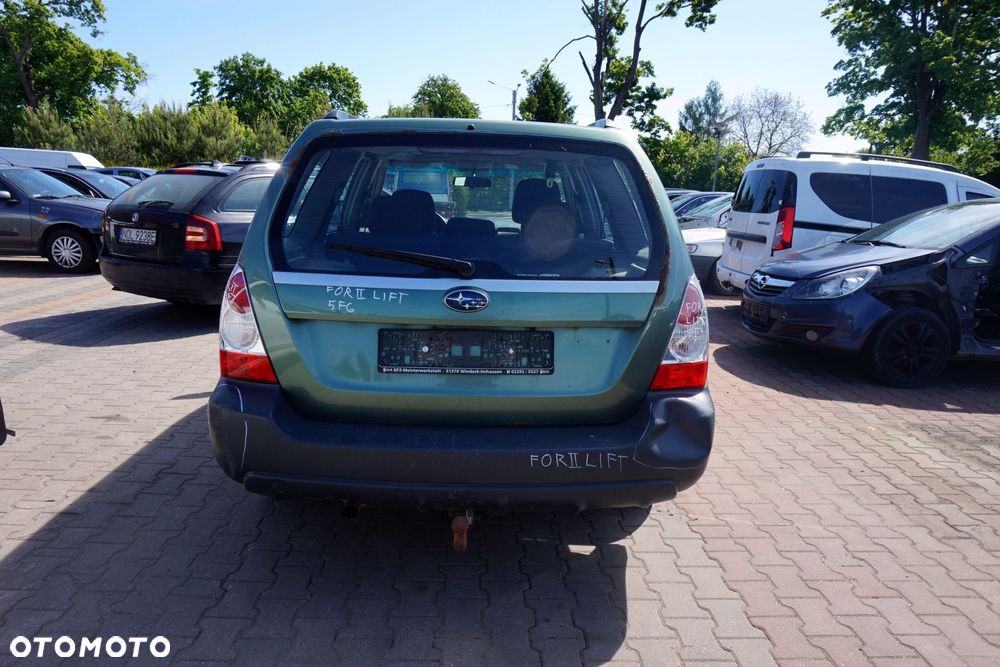 SUBARU FORESTER II SG LIFT 2006 5F6 2.0 16V EJ20F 158KM TY755XT7AA ZIELONY EVERGREEN na części - 4