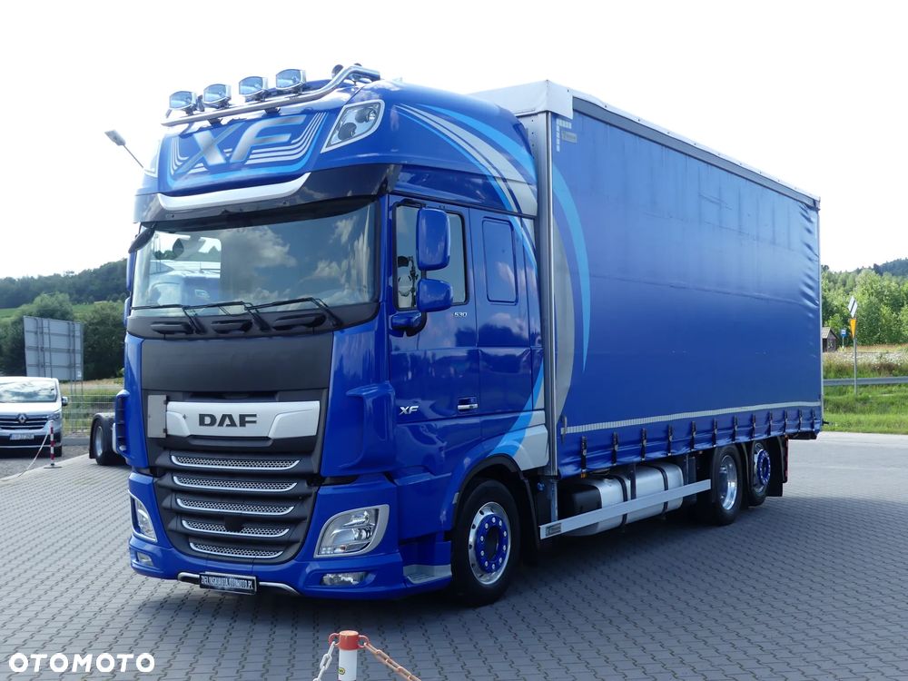 DAF XF 106.530 6x2 / FIRANKA 7.70m / EURO 6 / KLIMATYZACJA POSTOJOWA / - 1