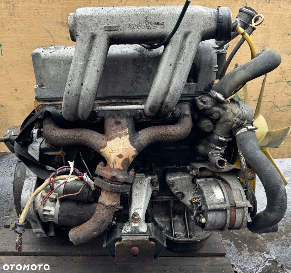silnik kompletny mercedes t1 kaczka 208 308 408 g klasa 2.4 d 616937 unimog - 5
