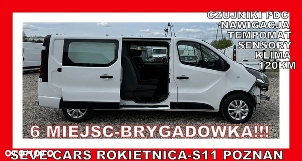 Renault TRAFIC 6 miejsc, L2H1, brygadowka, LONG, klima navi tempomat czujniki pdc