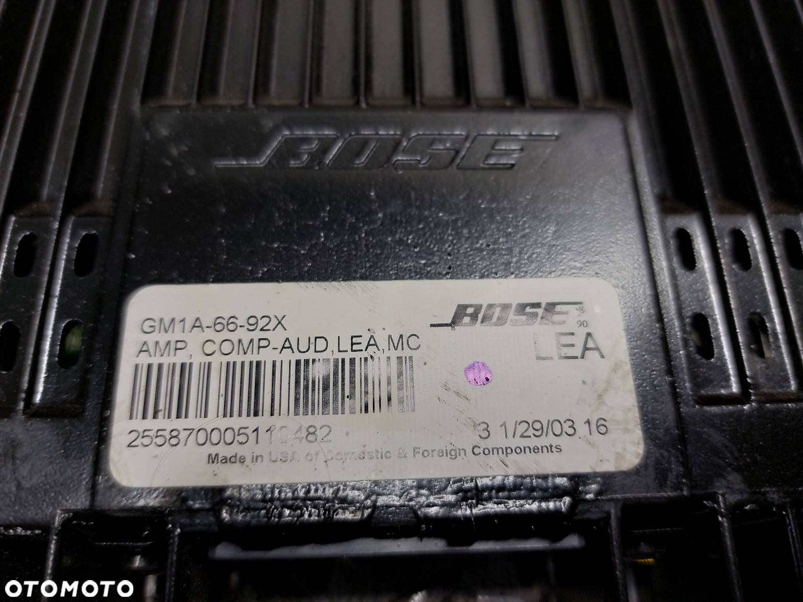 WZMACNIACZ AUDIO MAZDA 6 I BOSE GM1A-66-92X - 3