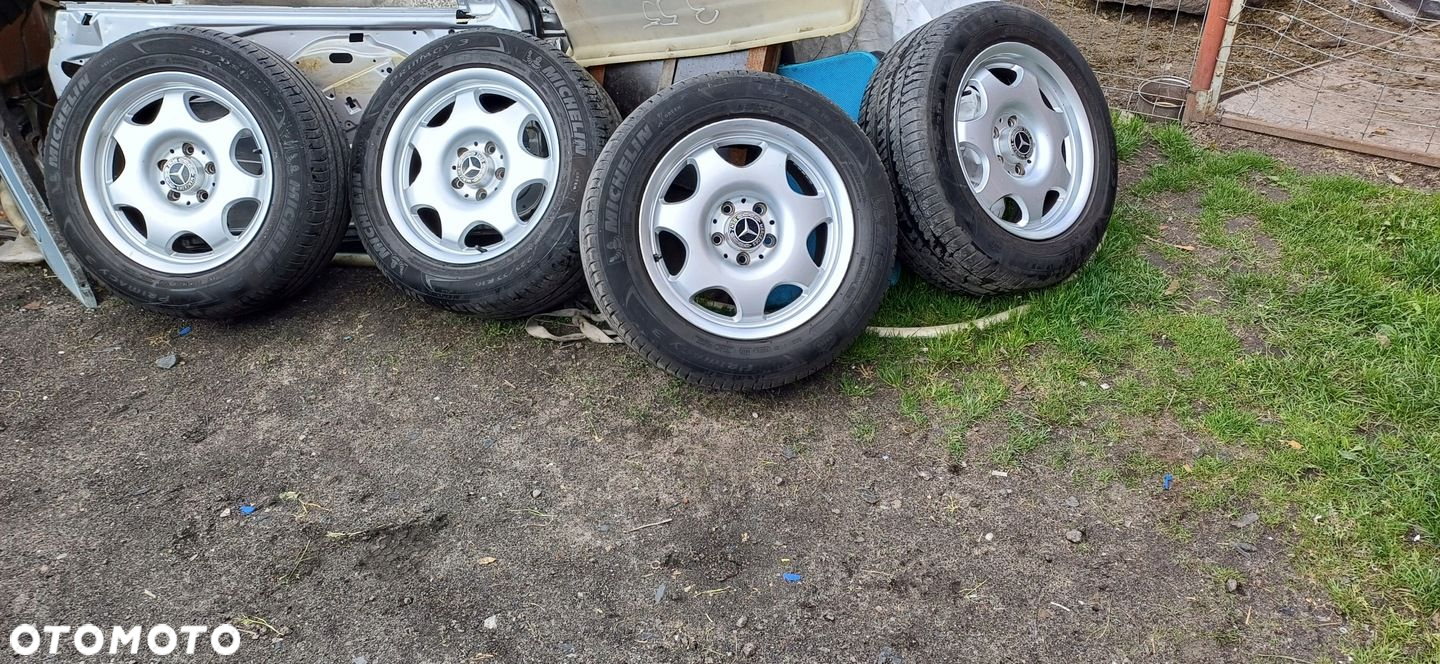 MERCEDES W211 W220 FELGI 16 ALUFELGI OPONY KOŁA 225/55 R16 MICHELIN PRIMACY - 3
