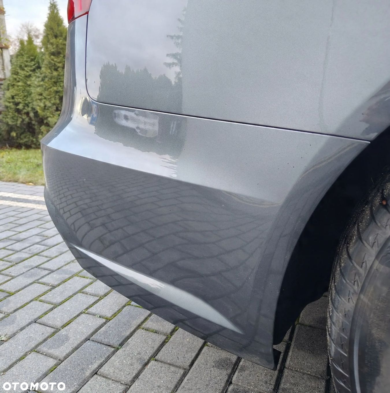 AUDI A6 S6 C7 4G LIFT 15-18 KOMBI AVANT ZDERZAK TYŁ TYLNY LZ7S DAYTONA GRAY - 5