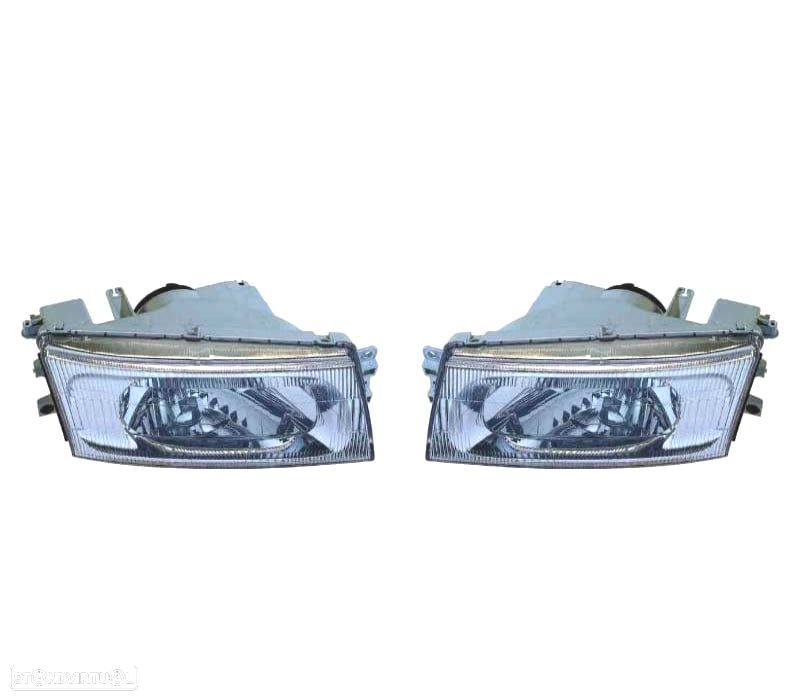 FARÓIS OPTICAS MITSUBISHI LANCER 97-01 - 1
