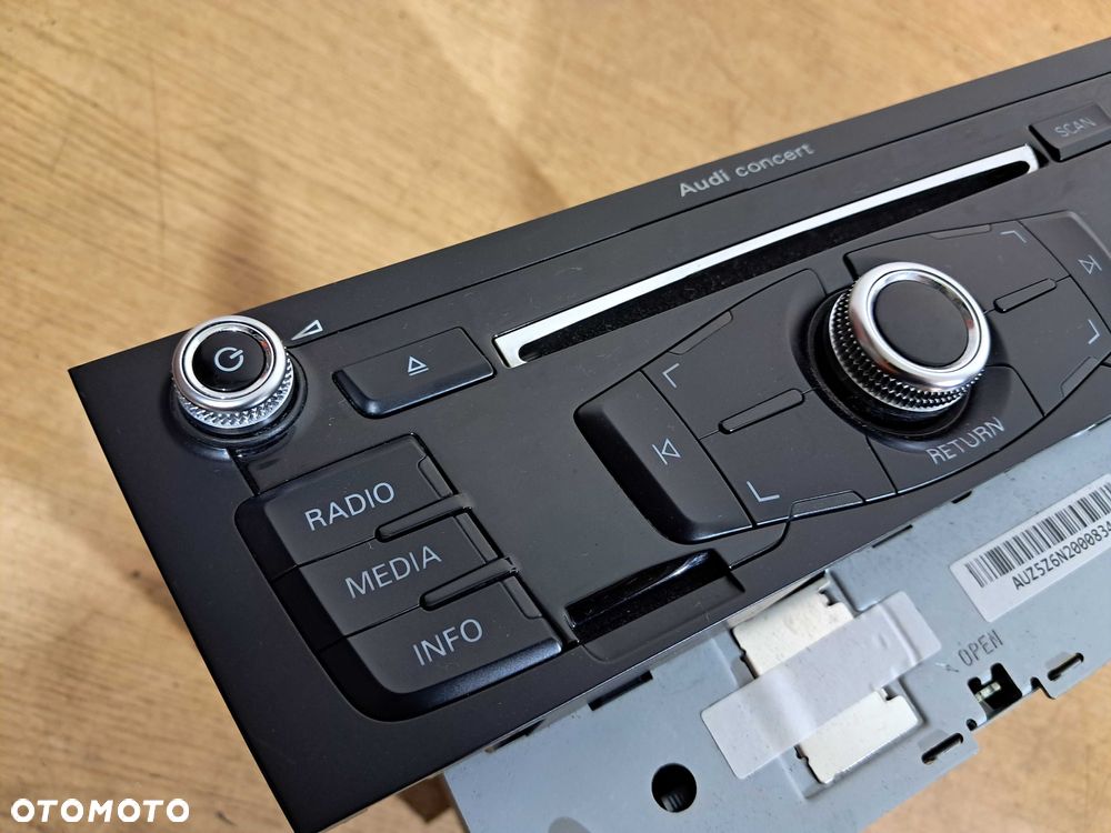 Radio radioodtwarzacz CD AUDI CONCERT A5 8T A4 B8 Q5 8R LIFT Anglik - 2
