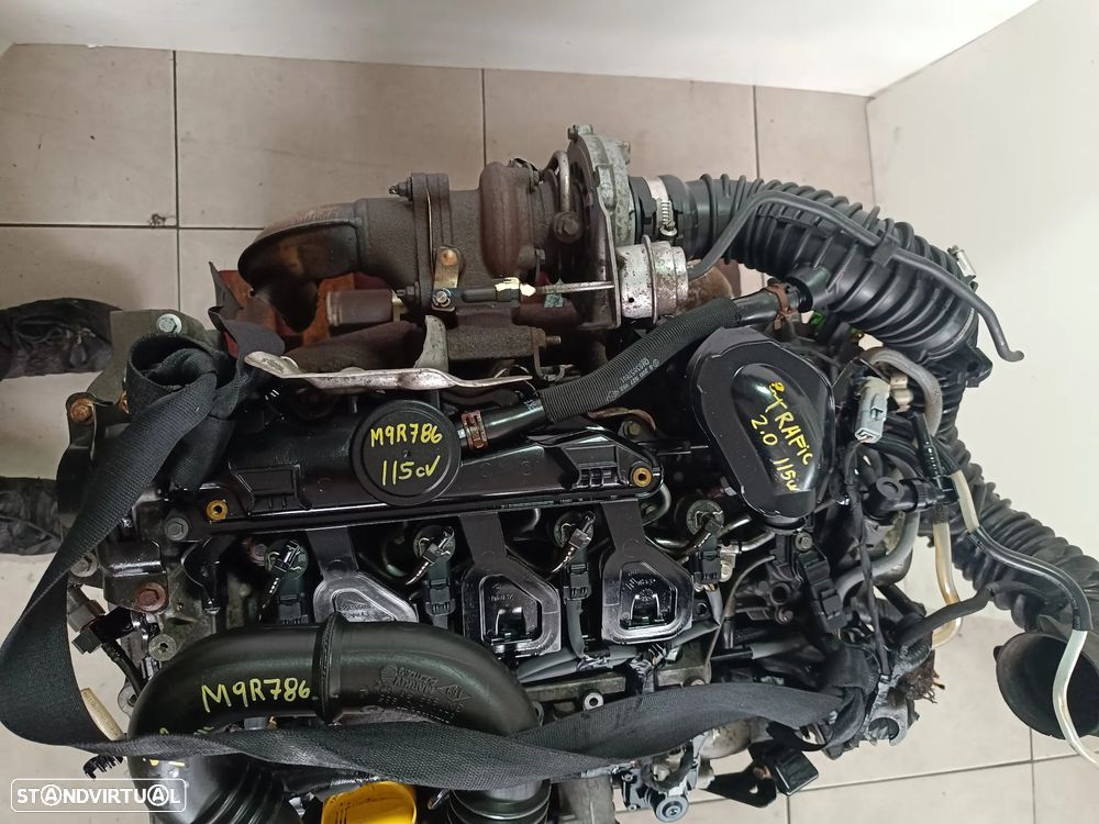 motor Renault Trafic 2.0DCI 115CV M9R786 caixa 6 velocidades PF6010 - 6