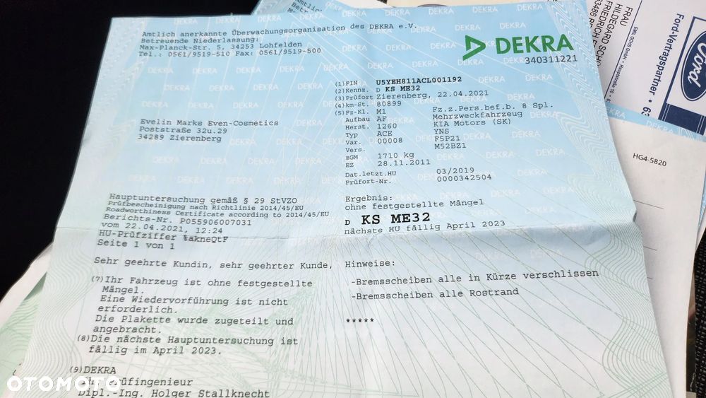 Kia Venga 1.4 CVVT ISG Vision - 24