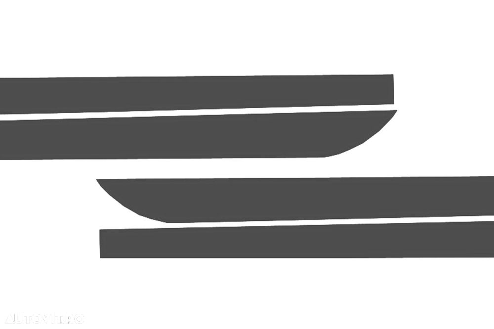 Stickere Laterale compatibil cu BMW Seria 5 F10 F11 (2011-2017) Gri In - 3