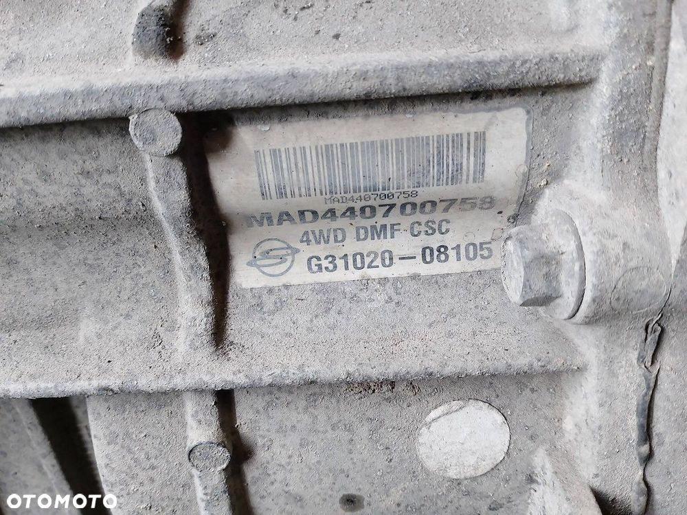 SKRZYNIA BIEGÓW MANUALNA SSANGYONG REXTON G31020-08105 2.7 XDI - 1