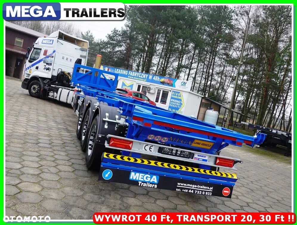 Inny 40 Ft/KIPPER podwozie do kontenerów 2 x 20, 1 x 40, Z WYWROTEM !!! - 10