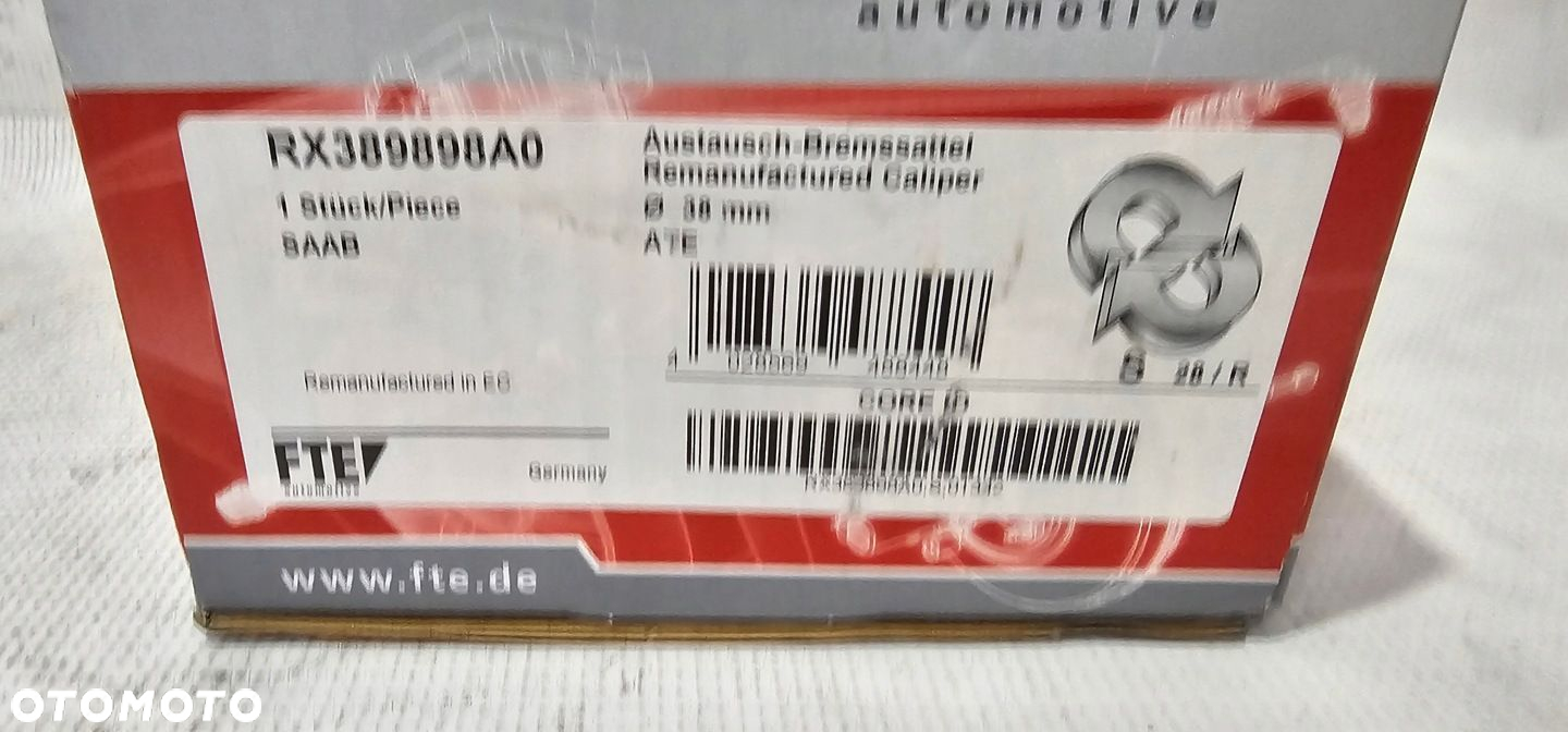NOWY ZACISK HAMULCOWY PRAWY TYŁ SAAB 9-5 - RX389898A0 - 4