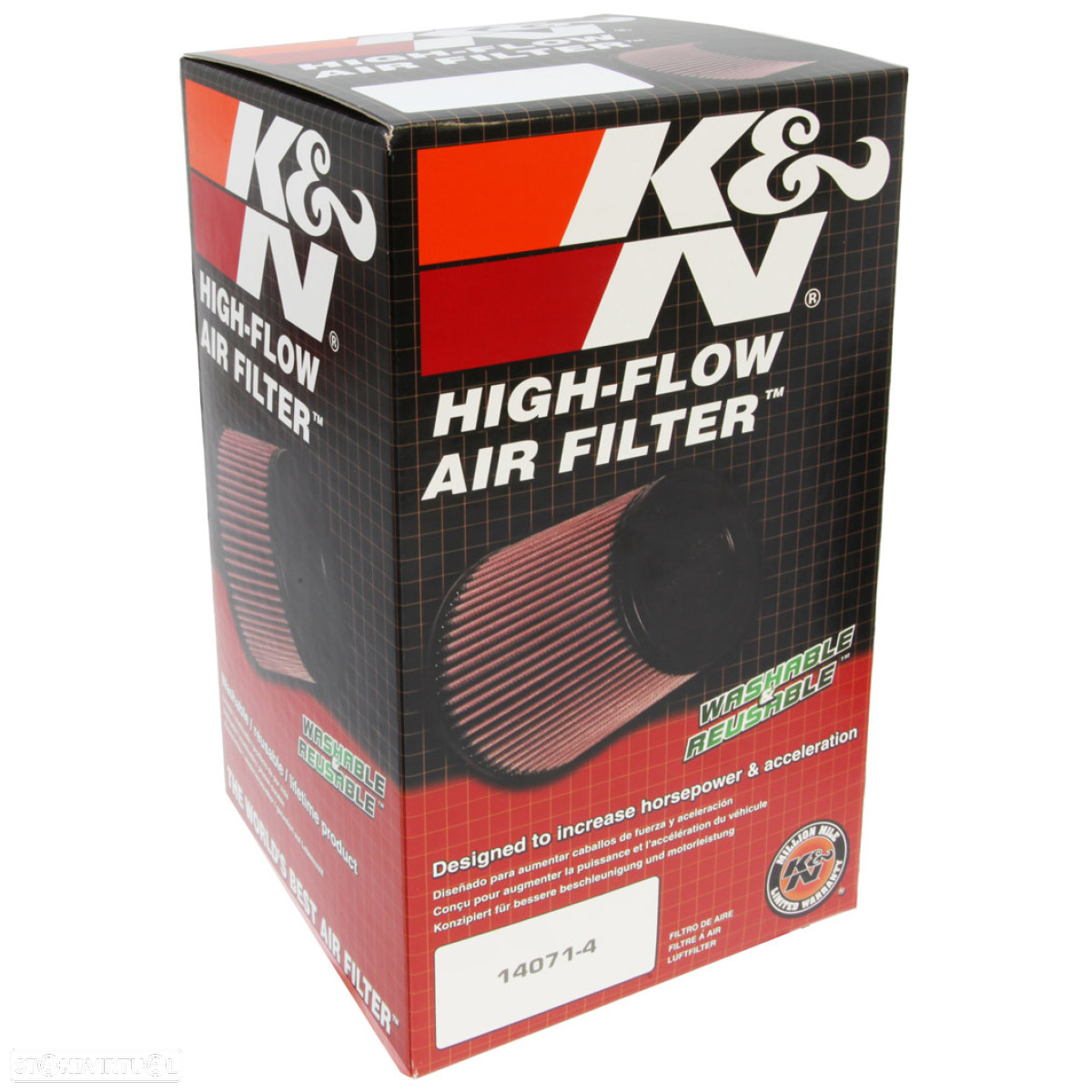 filtro de ar desportivo k&n honda cb 600/cbf 600 ha-5907 - 2