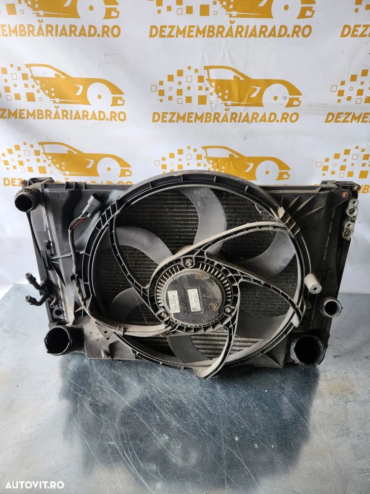 Grup Radiatoare Radiator Apa Clima Intercooler Termocupla Electroventilator Bmw E90 E91 E92 E93 Mot - 2