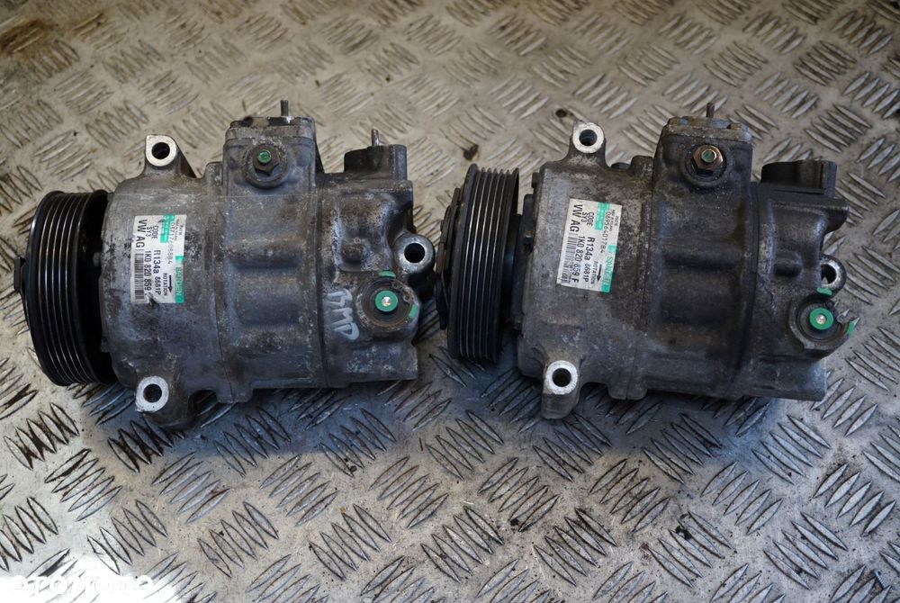 KOMPRESOR KLIMATYZACJI SPRĘŻARKA GOLF V 1K0820859F USZKODZONY CZUJNIK VOLKSWAGEN 2003-2009 - 1