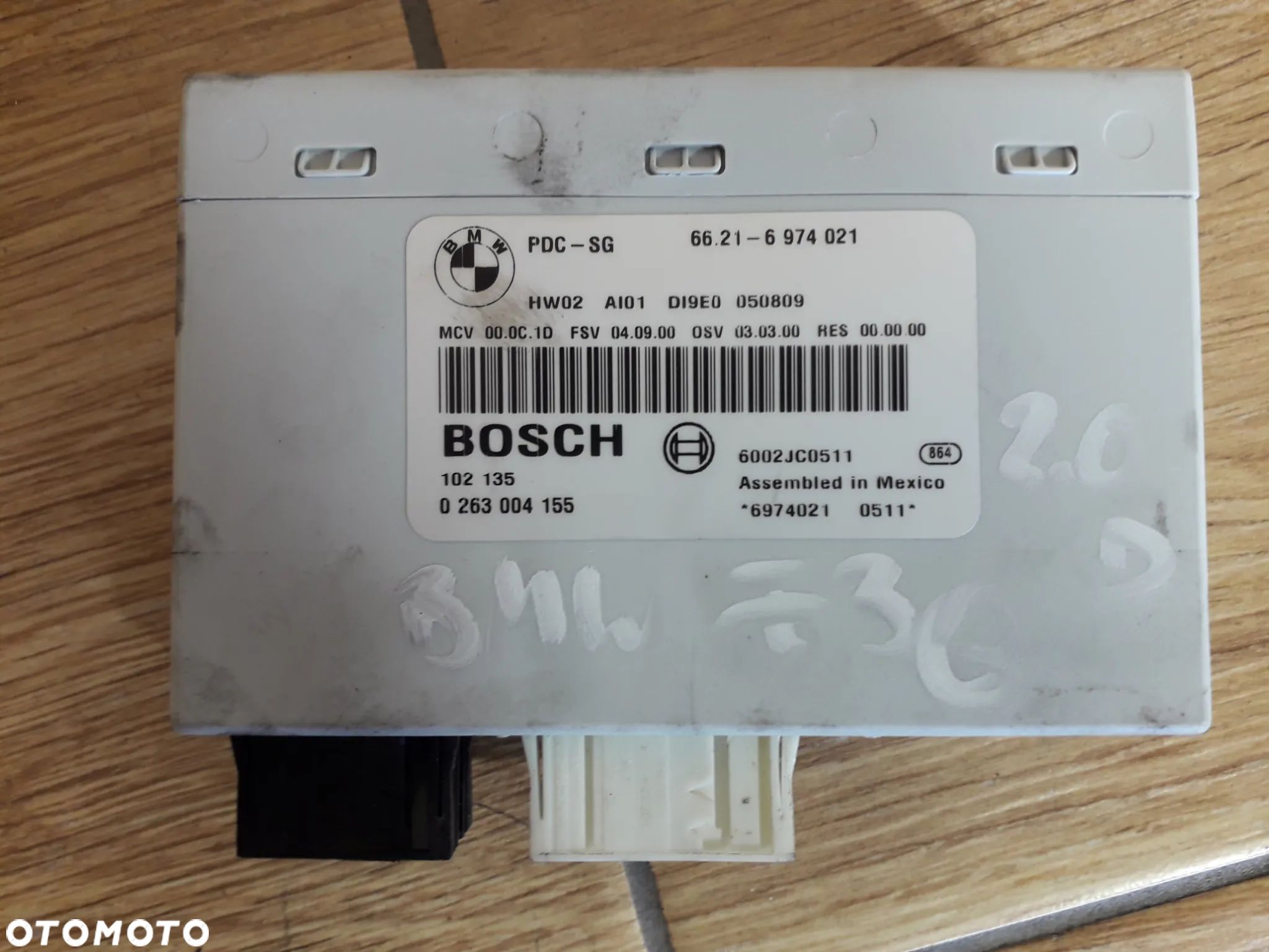 Sterownik Moduł BMW 6621 6974021 0263004155 Bosch - 1
