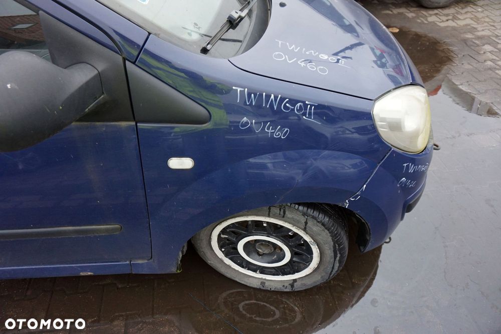 MASKA ZDERZAK BŁOTNIKI LAMPY TWINGO II OV460  RENAULT 2007-2014 GRANATOWY PRZÓD KOMPLETNY - 13