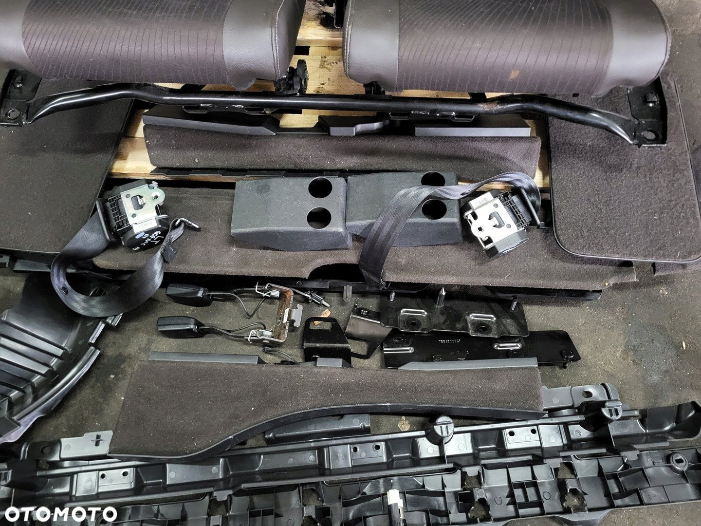 fotel fotele iii rzędu boczki tapicerka pasy komplet RENAULT SCENIC III GRA - 10