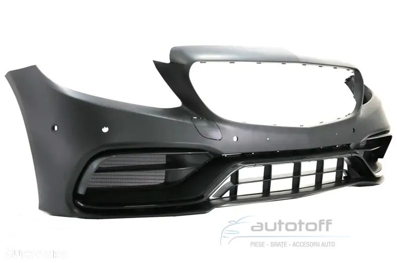 Bara Fata cu Difuzor si ornamente evacuare compatibil cu Mercedes C-Class W205 S205 (2014-2020) C63 Design - 7