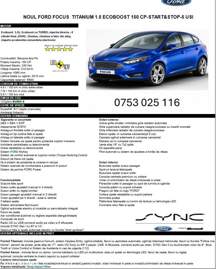 Ford Focus 1.6 EcoBoost Start Stop Titanium - 2
