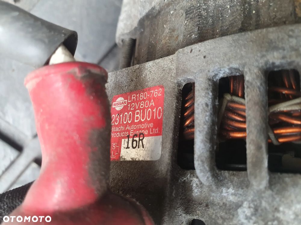 ALTERNATOR NISSAN Almera N16 1.8B PRIMERA 23100BU010 80A ORYGINAŁ HITACHI POSIADAM 8 SZT - 10