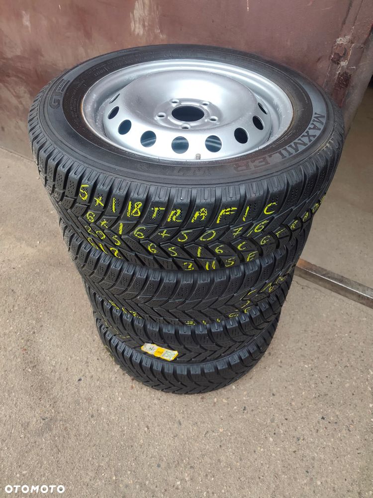 5x118 Felgi Stalowe Stal 16C 16 C Koła Zimowe Zima RENAULT TRAFIC OPEL VIVARO NISSAN PRIMASTAR 6mm Legnica ALU-RAD 205/65 - 2