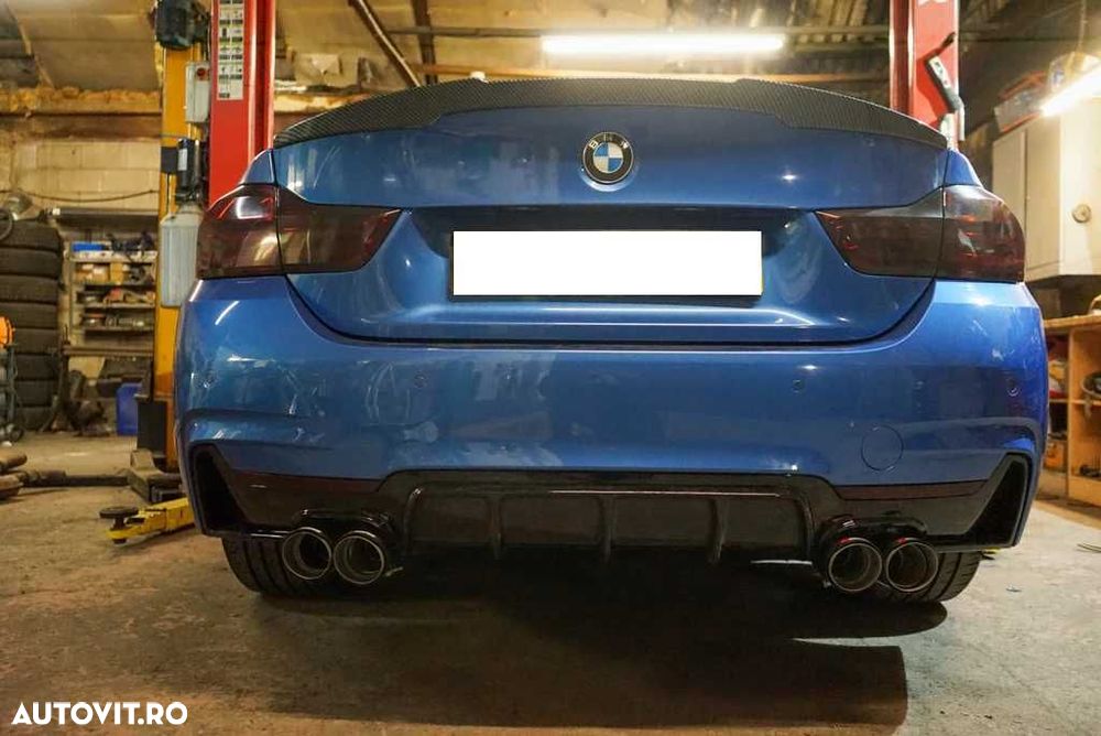 Difuzor Bara Spate M Performance BMW F32 F33 F36, Evacuari Duble Quad - 6
