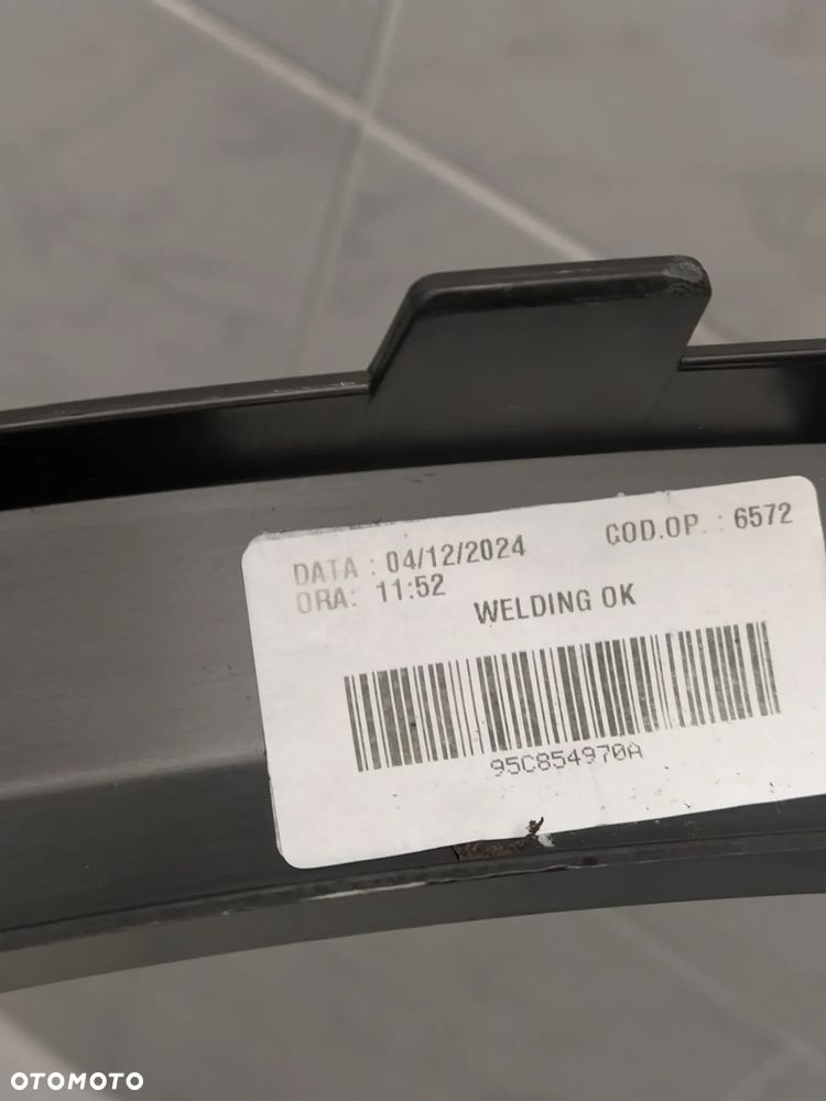 PORSCHE MACAN II TURBO 95C 24- NAKŁADKA LISTWA BŁOTNIKA LEWA PRAWA TYŁ TYLNA PRZÓD PRZEDNIA KOMPLET CZARNY MAT ORYGINAŁ - 29