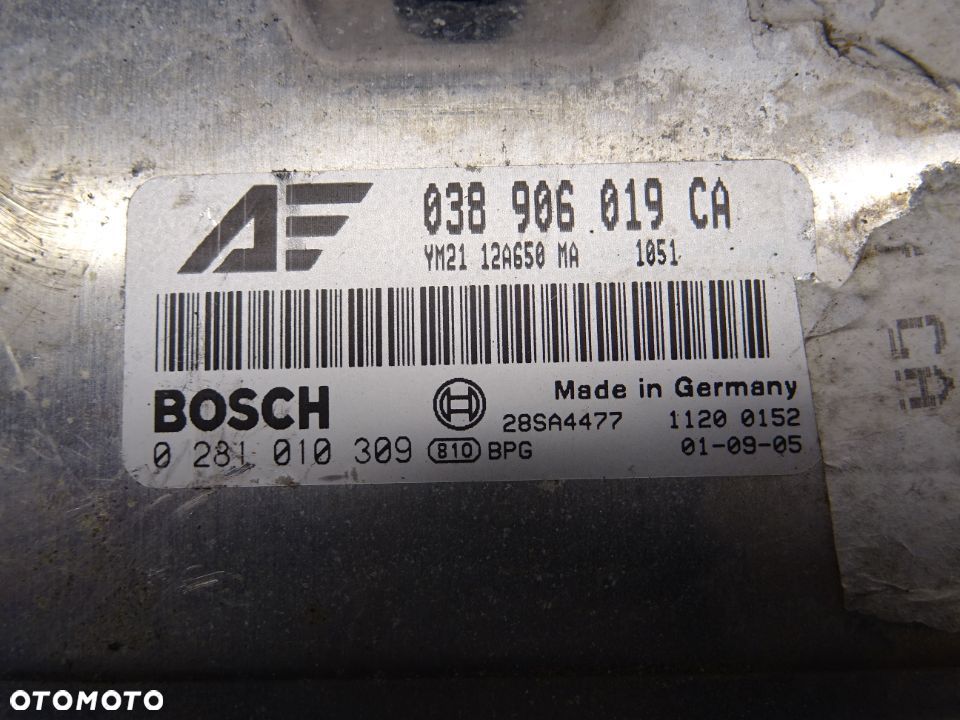 FORD GALAXY MK1 LIFT KOMPUTER STEROWNIK SILNIKA 038906019CA - 2