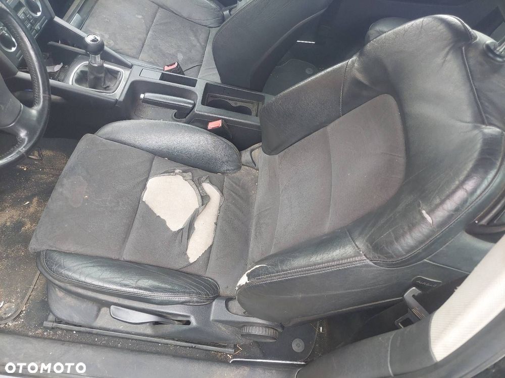 FOTELE KOMPLET LEWY PRAWY KANAPA TYŁ+ BOCZKI AUDI A3 8P HB 3D PÓŁSKÓRA - 2