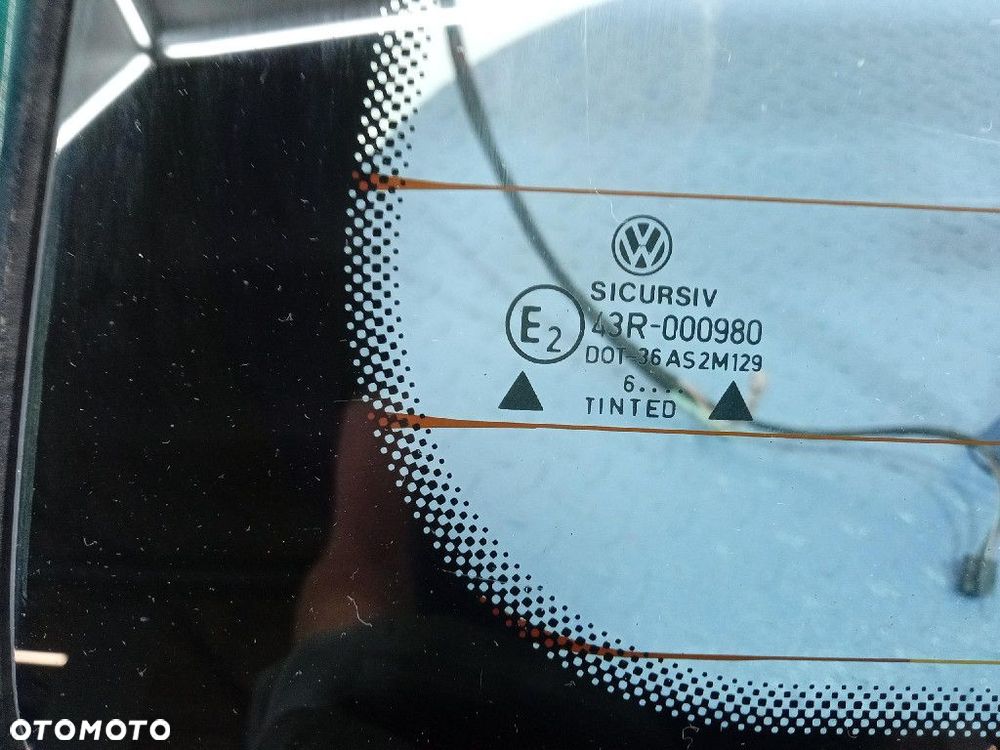 VW GOLF III HB TYLNA KLAPA BAGAŻNIKA TYŁ LC6P - 5