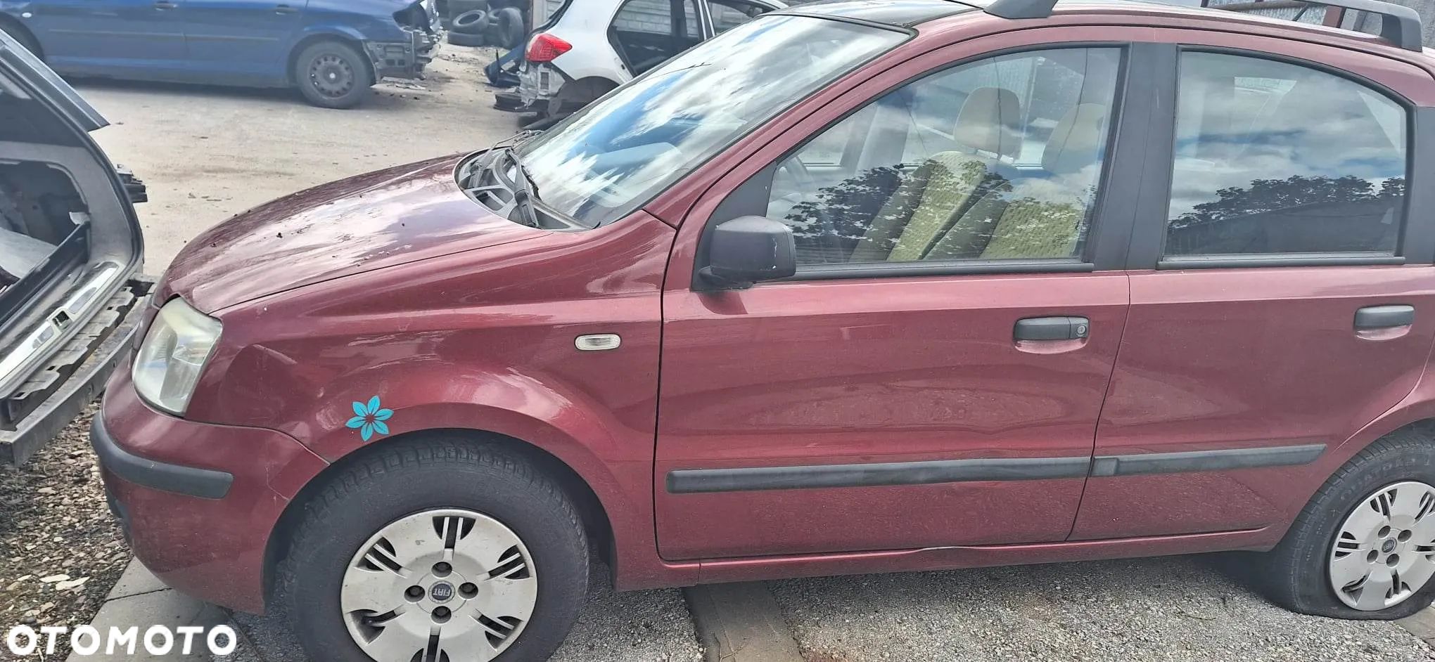 Fiat Panda lusterko lewe elektryczne - 1