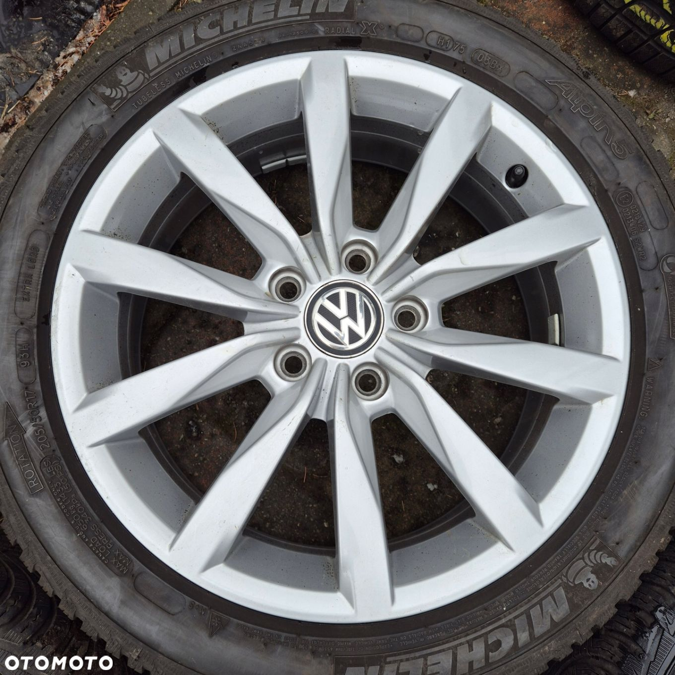 ZIMA KOŁA 17 VW GOLF GTI CADDY TOURAN PASSAT LEON R-LINE DIJON 205/50 R17 - 5