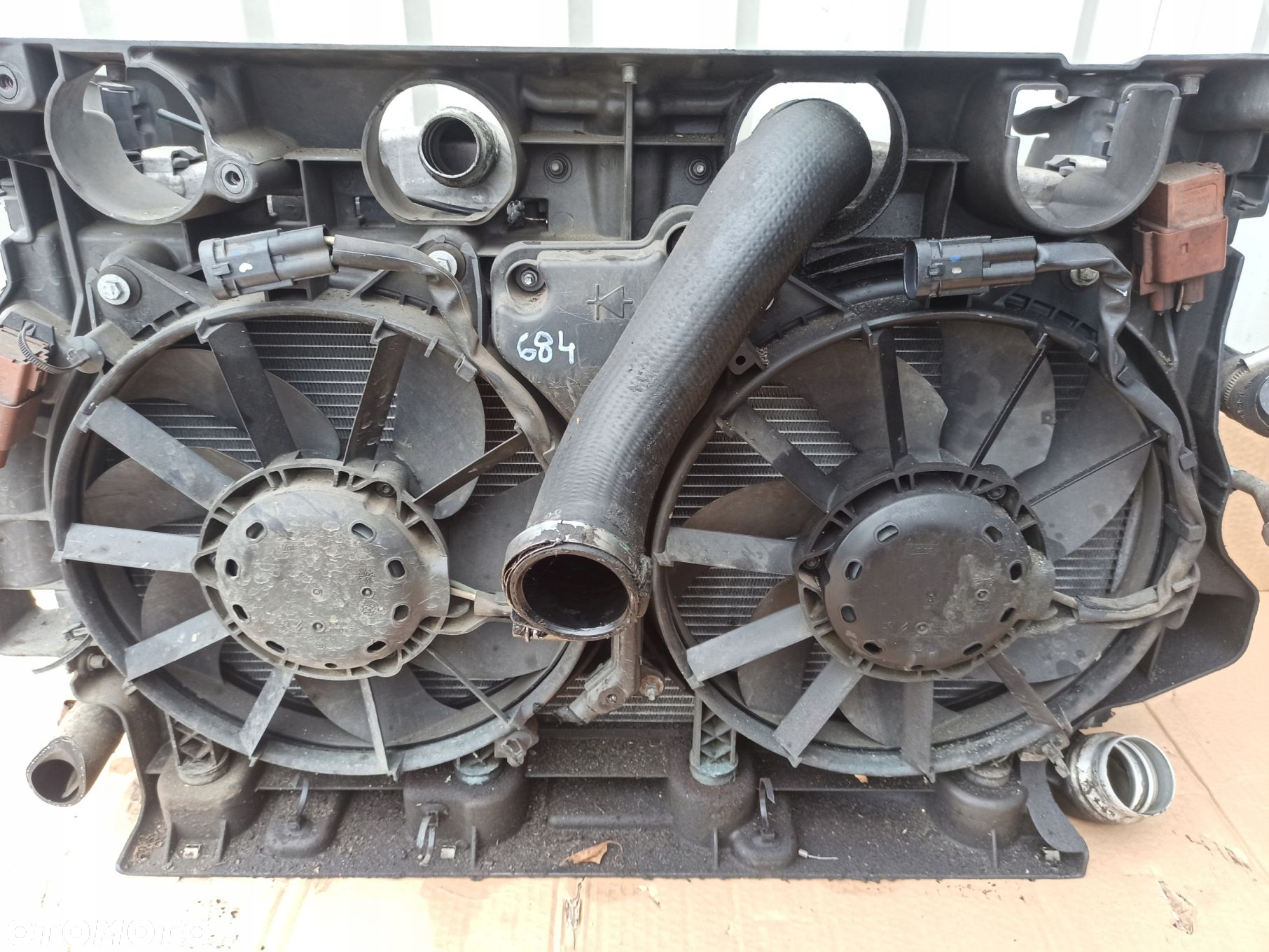 Komplet chłodnic wentylator CITROEN C5 III X7 3.0HDI V6 08- - 3