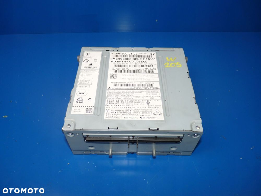 MERCEDES C W205 RADIO FABRYCZNE NAWIGACJA - 1